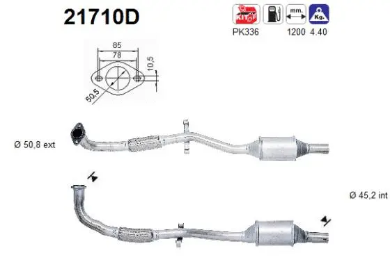Catalyseur AS 21710D