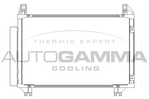 Condenseur, climatisation AUTOGAMMA 105588