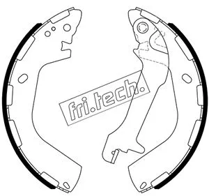 Jeu de mâchoires de frein fri.tech. 1046.235