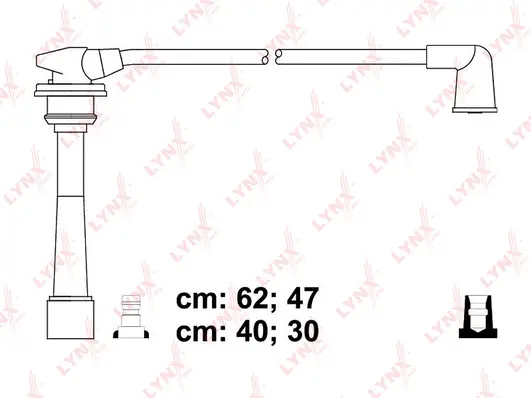 Kit de câbles d'allumage LYNXAUTO SPC3608
