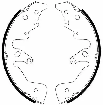 Jeu de mâchoires de frein SB BS27757