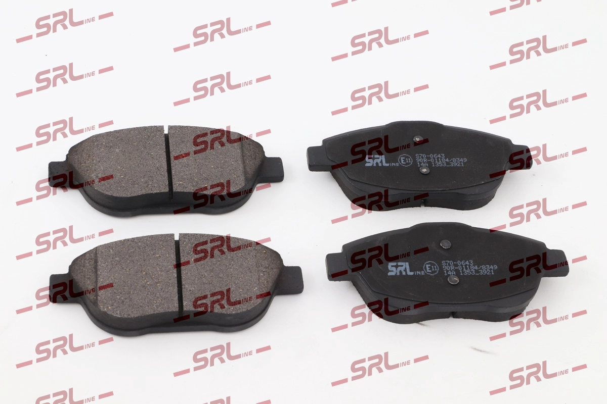 Kit de plaquettes de frein, frein à disque SRLine S70-0643