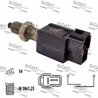Interrupteur des feux de freins AUTOTEAM E140060