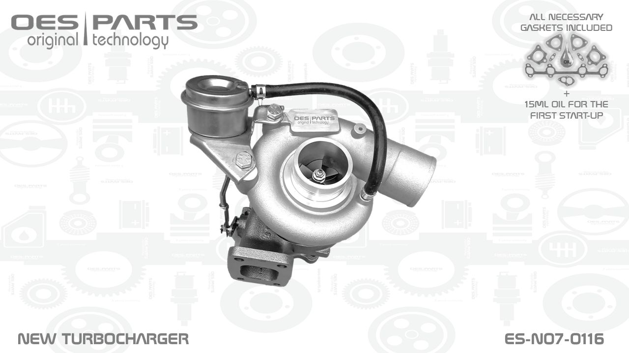 Turbocompresseur, suralimentation OES PARTS ES-N07-0116