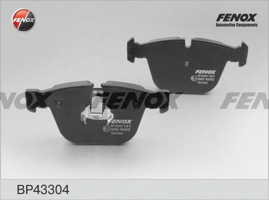 Kit de plaquettes de frein, frein à disque FENOX BP43304
