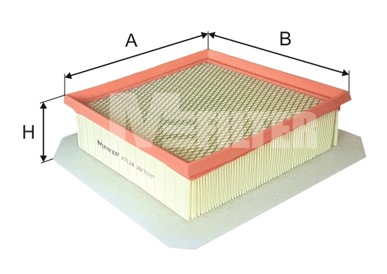 Filtre à air MFILTER K 7124