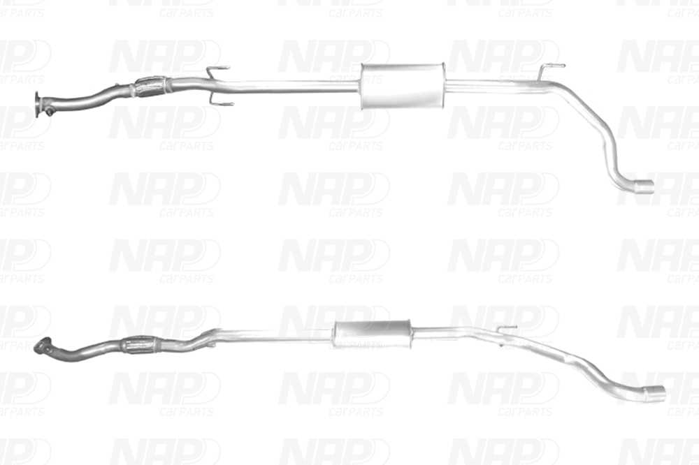 Tuyau d'échappement NAP carPARTS CAC10641