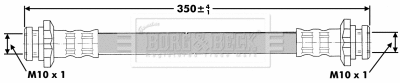 Flexible de frein BORG & BECK BBH7147