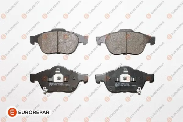 Kit de plaquettes de frein, frein à disque EUROREPAR 1667812280