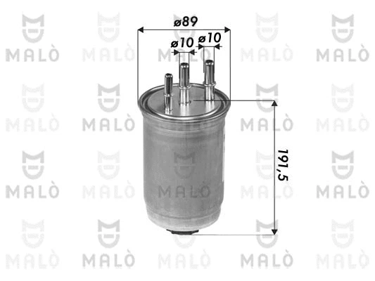 Filtre à carburant AKRON-MALÒ 1520253