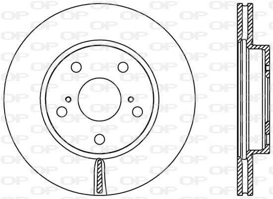 Disque de frein OPEN PARTS BDA2423.20