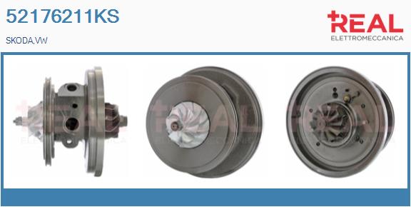 Groupe carter, turbocompresseur REAL 52176211KS