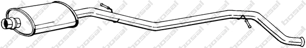 Silencieux central KLOKKERHOLM 286-075