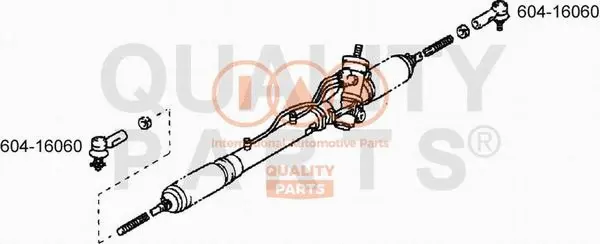 Rotule de barre de connexion IAP QUALITY PARTS 604-16060