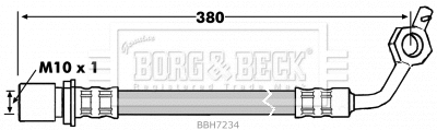 Flexible de frein BORG & BECK BBH7234