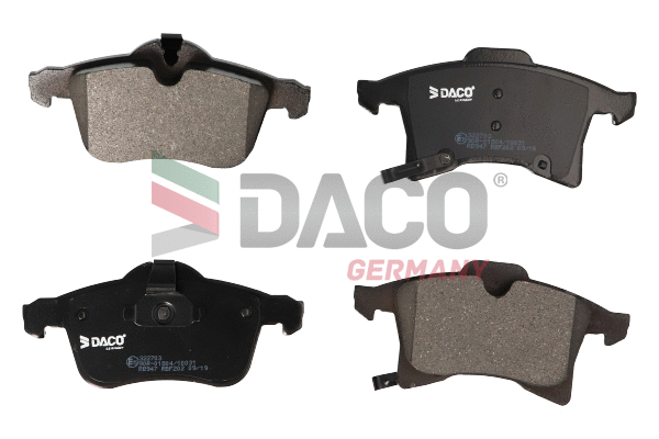 Kit de plaquettes de frein, frein à disque DACO Germany 322703