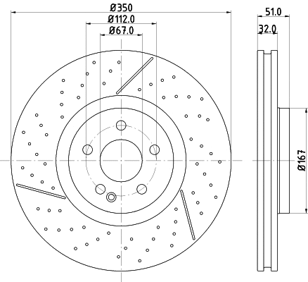 Disque de frein MINTEX MDC2794C