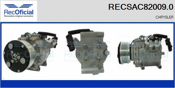 Compresseur, climatisation RECOFICIAL RECSAC82009.0