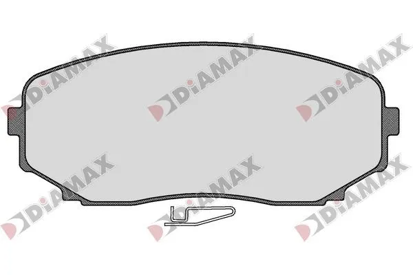 Kit de plaquettes de frein, frein à disque DIAMAX N09846