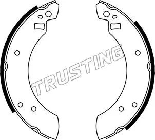 Jeu de mâchoires de frein TRUSTING 040.097