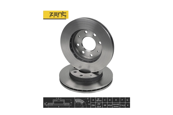 Disque de frein ZentParts Z06062