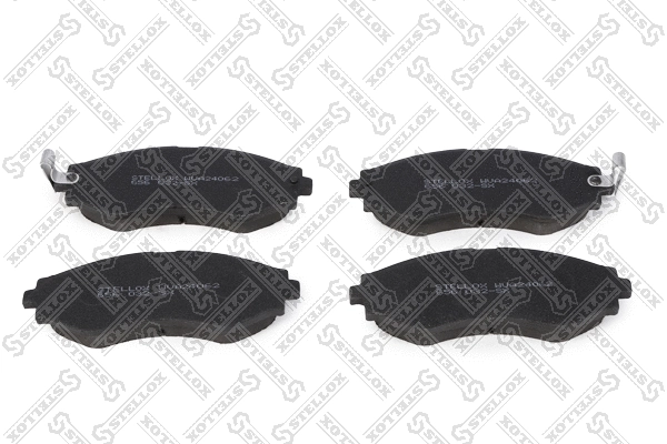 Kit de plaquettes de frein, frein à disque STELLOX 656 032-SX