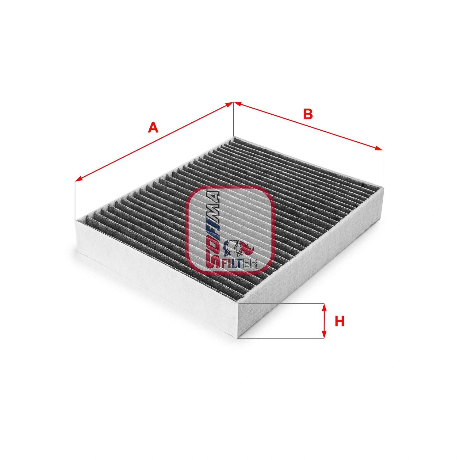 Filtre, air de l'habitacle SOFIMA S 4312 CA