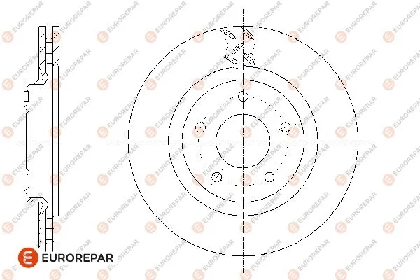 Disque de frein EUROREPAR 1667850180