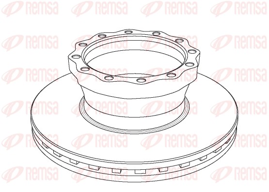 Disque de frein REMSA NCA1043.20
