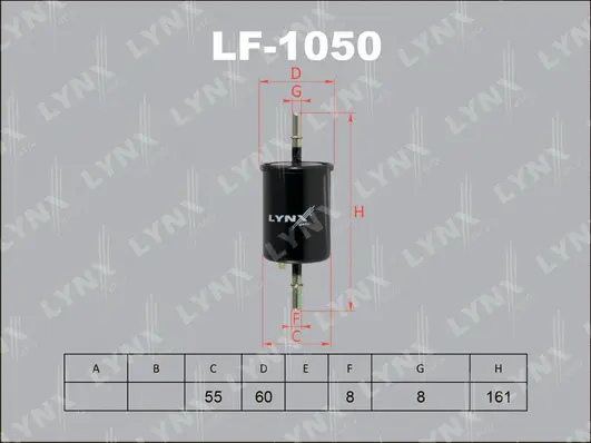 Filtre à carburant LYNXAUTO LF-1050