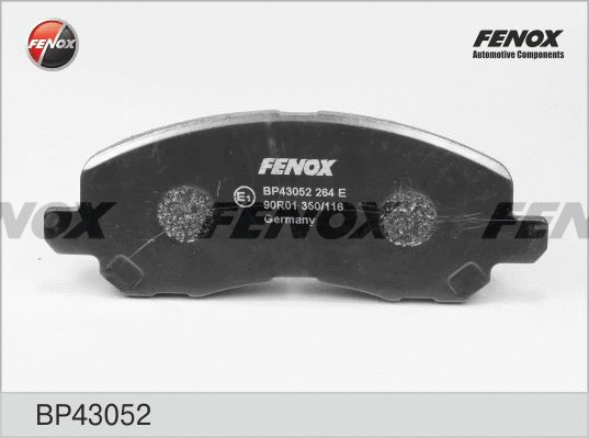 Kit de plaquettes de frein, frein à disque FENOX BP43052