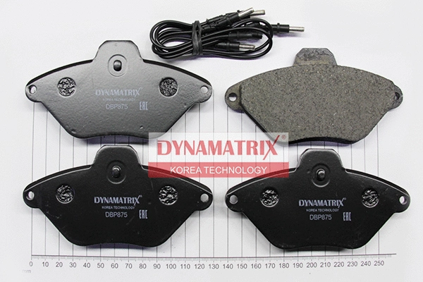 Kit de plaquettes de frein, frein à disque DYNAMATRIX DBP875