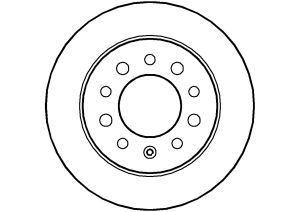 Disque de frein ABTEX BD1277S