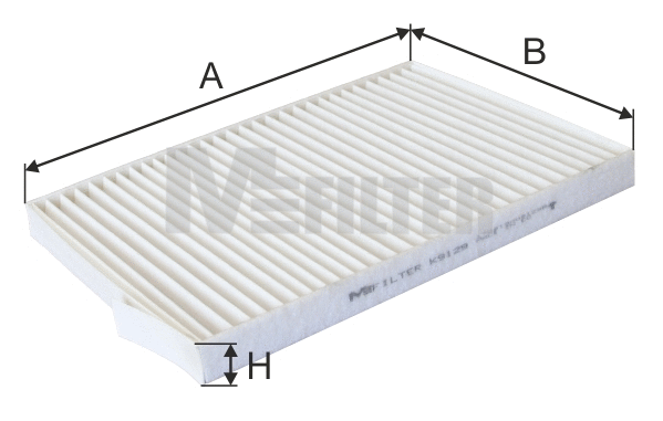 Filtre, air de l'habitacle MFILTER K 9129