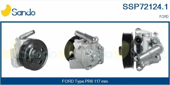 Pompe hydraulique, direction SANDO SSP72124.1