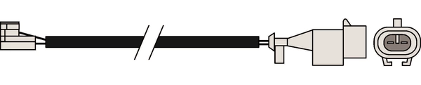 Contact d'avertissement, usure des plaquettes de frein JURATEK JCW147