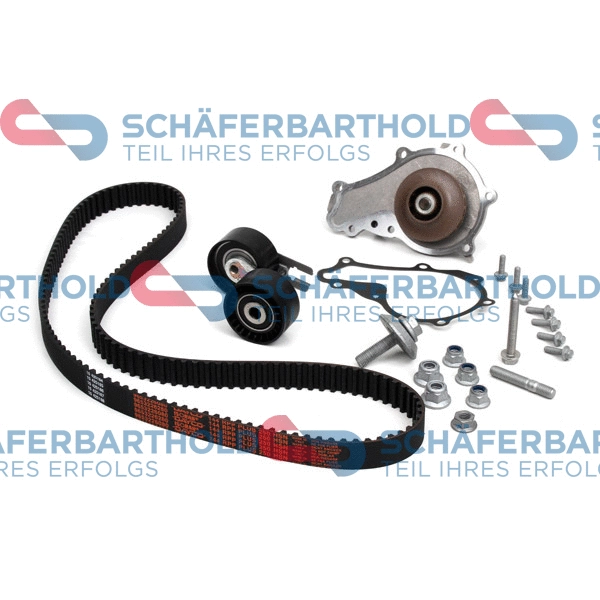 Pompe à eau + kit de courroie crantée ORIGINAL Schäferbarthold 300 06 404 01 11