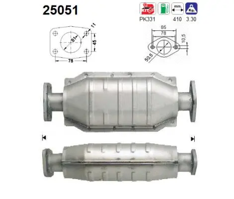 Catalyseur AS 25051