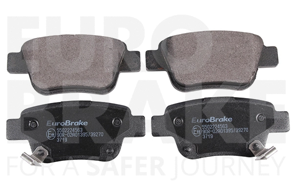 Kit de plaquettes de frein, frein à disque EUROBRAKE 5502224563