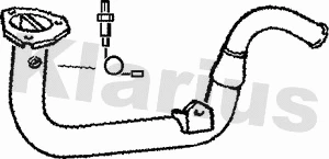 Tuyau d'échappement KLARIUS 301341