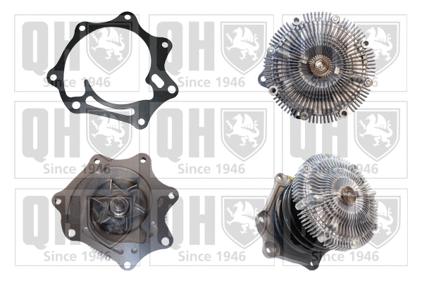 Pompe à eau, refroidissement du moteur QUINTON HAZELL QCP2915