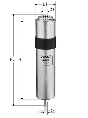 Filtre à carburant TECNECO FILTERS GS11213