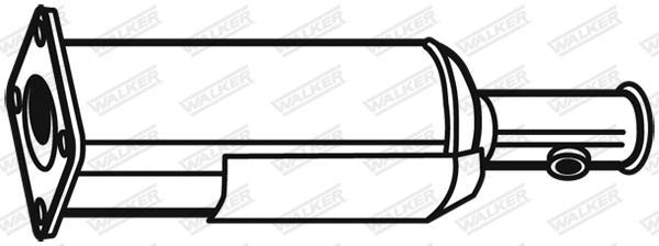 Filtre à particules / à suie, échappement WALKER 73180