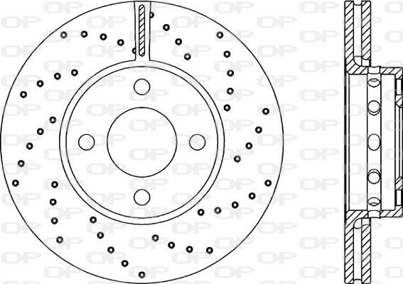 Disque de frein OPEN PARTS BDRS1040.25