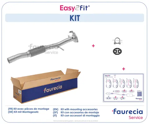 Tuyau d'échappement Faurecia FS25623
