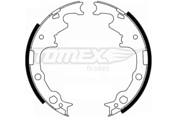 Jeu de mâchoires de frein TOMEX Brakes TX 21-80