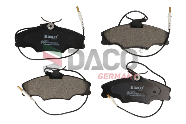 Kit de plaquettes de frein, frein à disque DACO Germany 323729