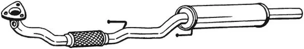 Silencieux avant BOSAL 280-413