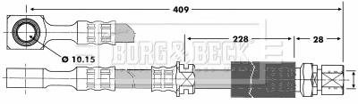 Flexible de frein BORG & BECK BBH6705