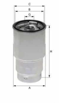Filtre à carburant UNIFLUX FILTERS XN450